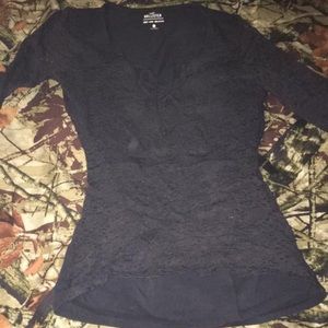 hollister tie-up v-neck